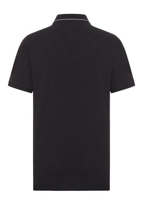 striped collar polo man black C.P. COMPANY | RCCMPL722A-005263W999